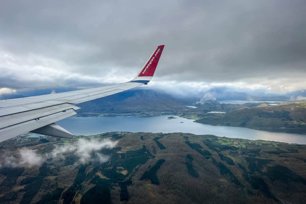 Norwegian Air window shot