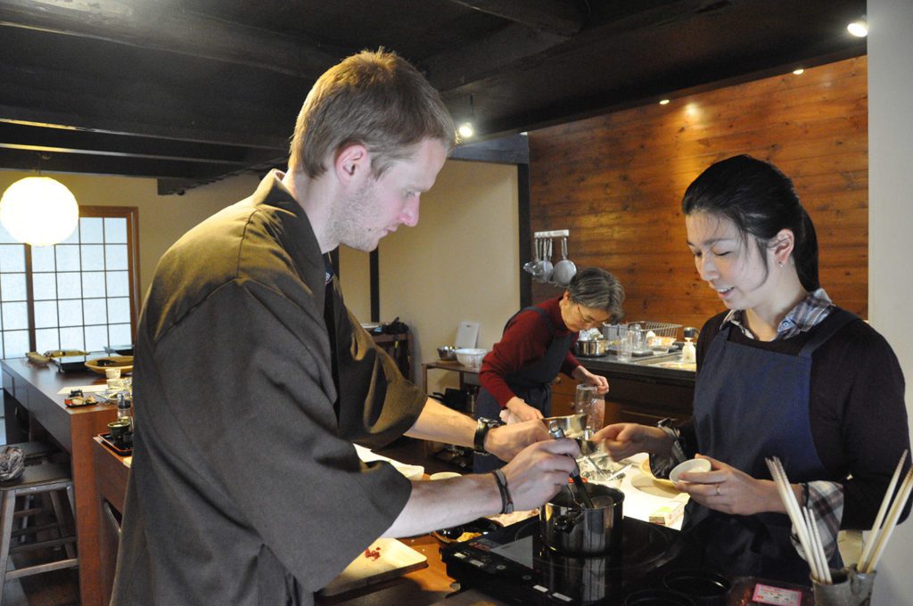 Japanese cooking class in Tokyo Japan