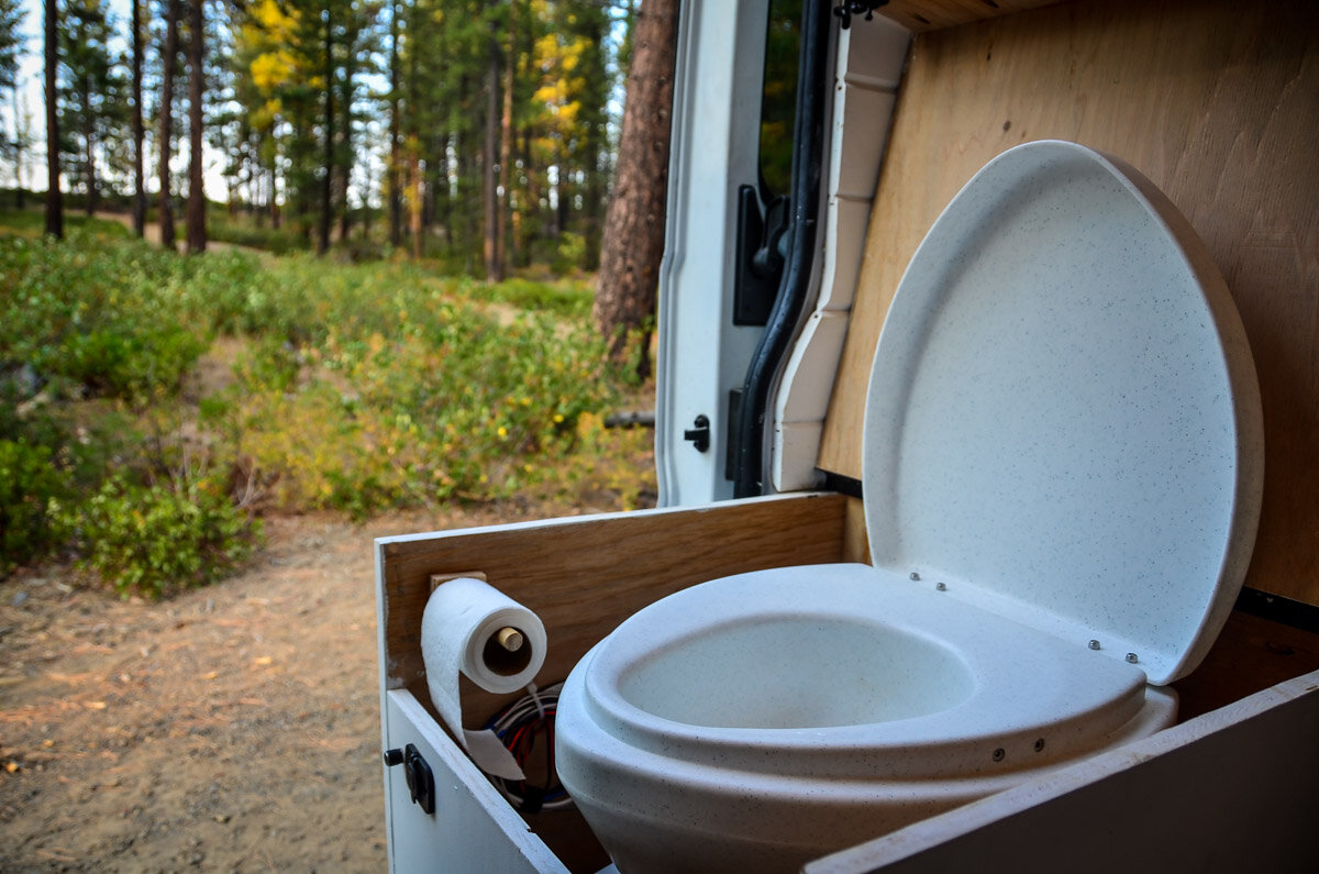 Trelino Composting toilet - Install and review. #Camper #vanlife #rv 