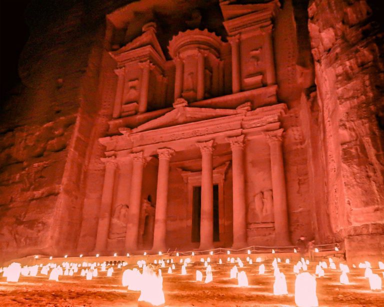 Petra at Night - The Treasury