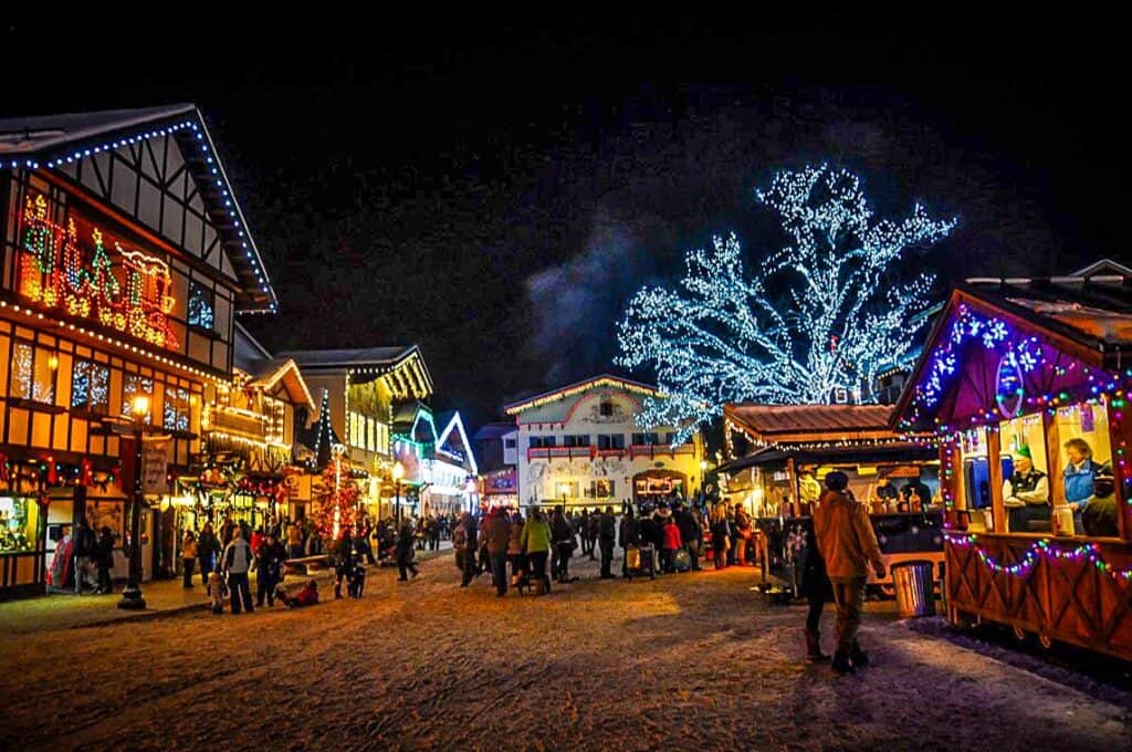 Leavenworth Washington Christmas lights