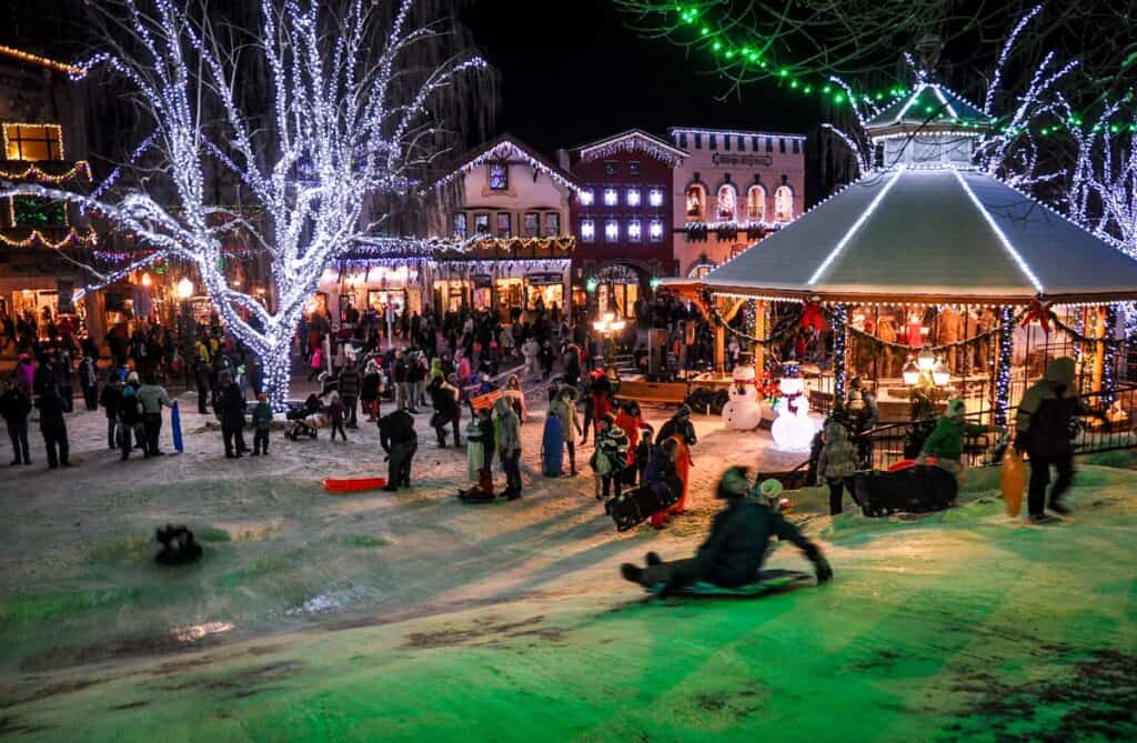 Sledding Leavenworth Washington