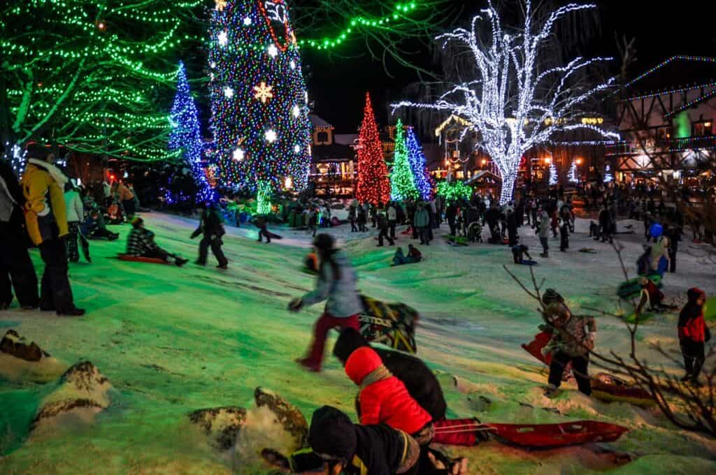 Sledding Leavenworth Washington