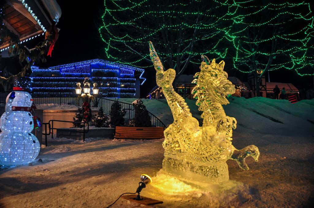 Leavenworth Washington ice sculptures