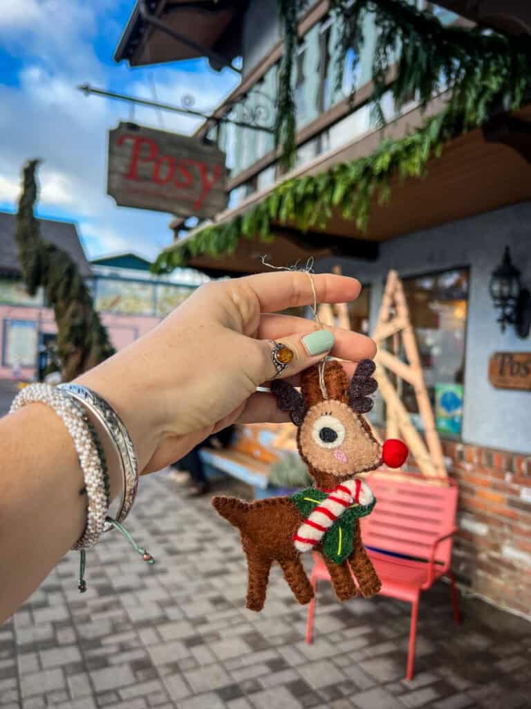 Leavenworth Washington Christmas shopping ornament 