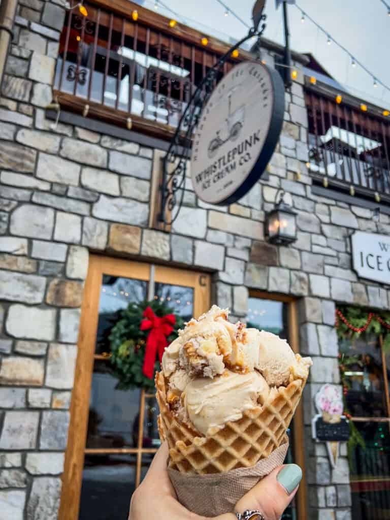 Whistlepunk ice cream Leavenworth Washington