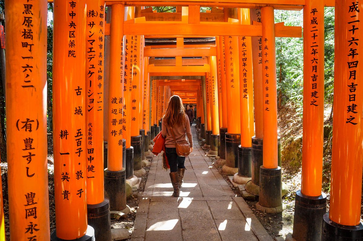 Fushimi Inari Shrine Orange Gates Japan