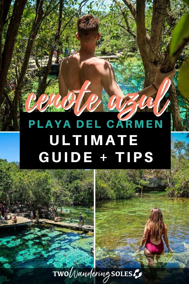 how to get to cenote azul from playa del carmen