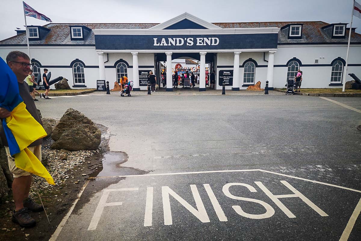 Land S End To John O Groats How To Travel The Length Of The UK Two   Lands End Finish Line 