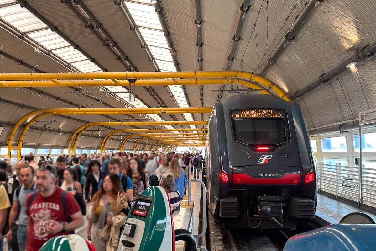 Leonardo Express Airport Train Rome Italy