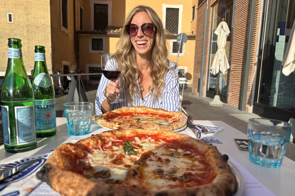 Pizza in Rome Italy