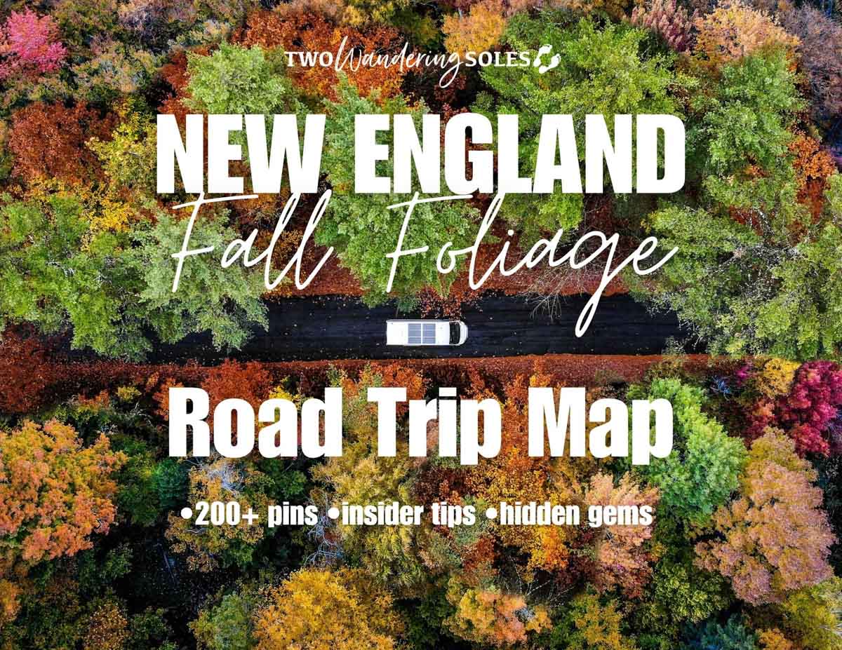 New England Road Trip Map Two Wandering Soles 