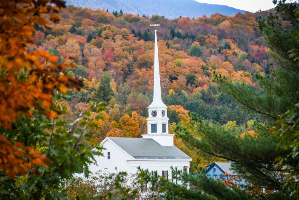 New England Fall Foliage Road Trip Map