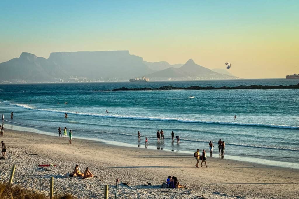 Kite surfing in Blouberg