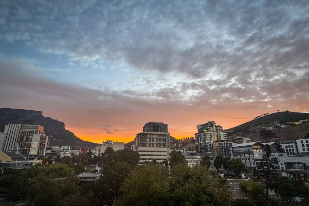 Cape Town Airbnb sunset views