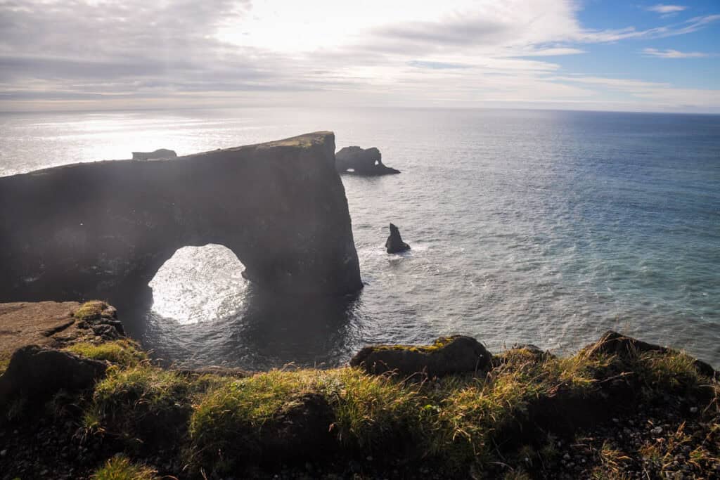 Dyrholaey rock formation Iceland