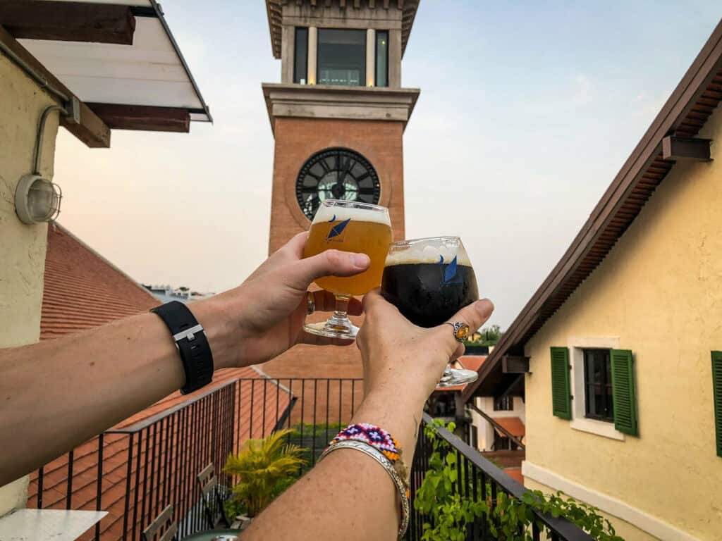 Craft beer in Chiang Mai Thailand