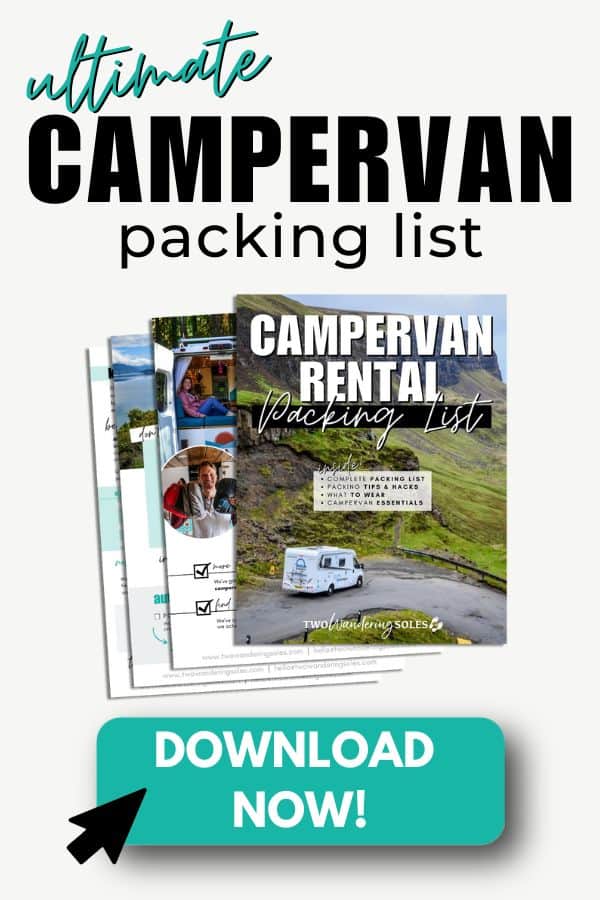 Campervan Rental Packing List mobile banner