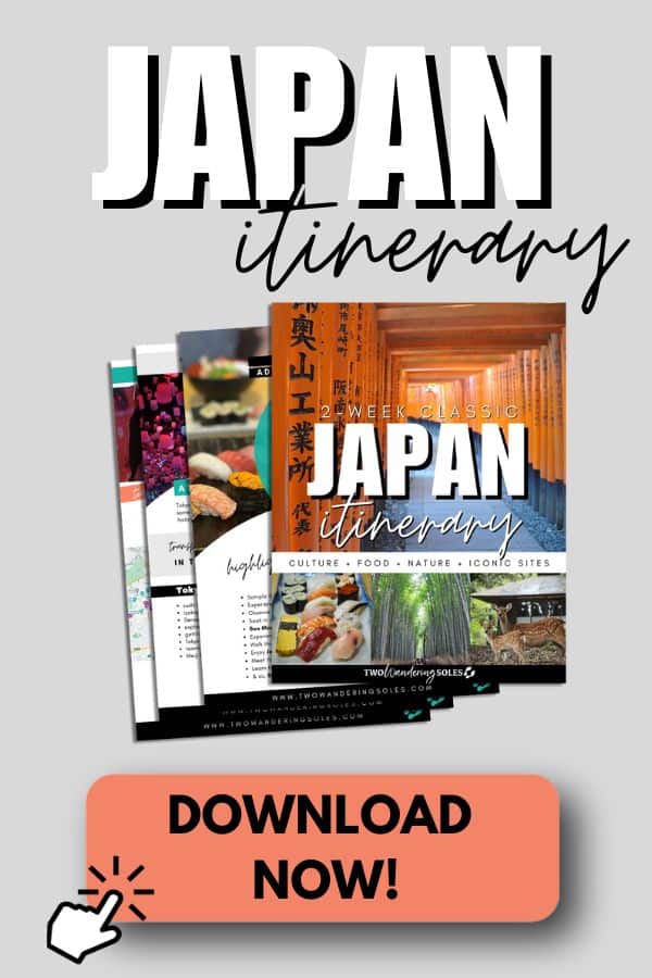 Japan itinerary mobile banner