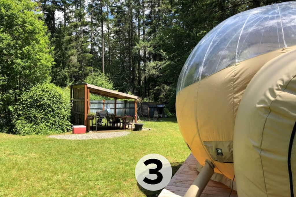 Bubble Tent in Olympic National Park