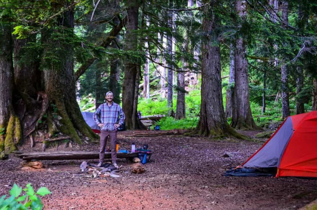 Enchanted Valley Camping Area Olympic National park