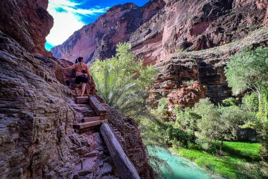 Havasu Falls The Confluence Hike Havasupai Arizona