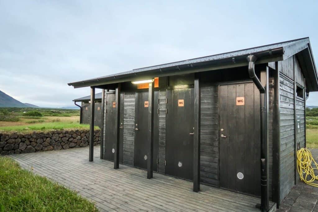 Iceland camping toilets