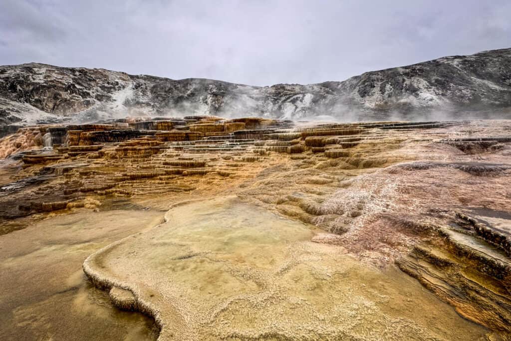 Mammoth Hot Springs Yellowstone National Park