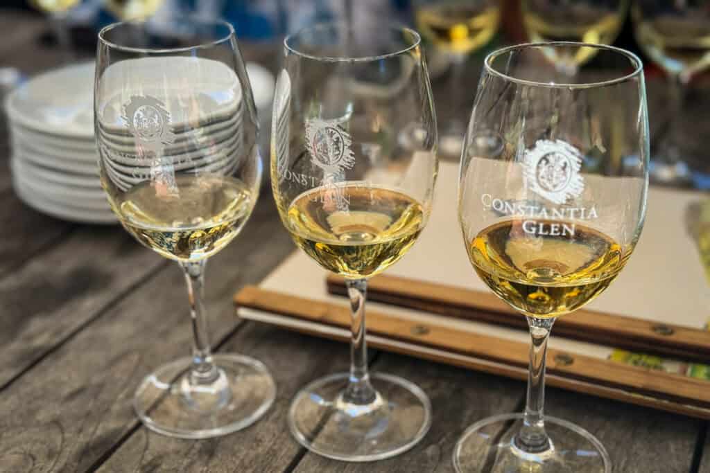 Constantia Glen wine tasting