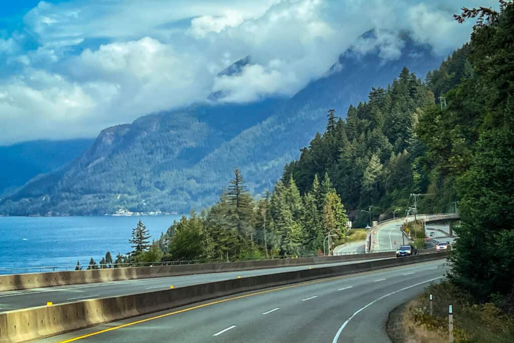 Sea to Sky Highway BC Canada