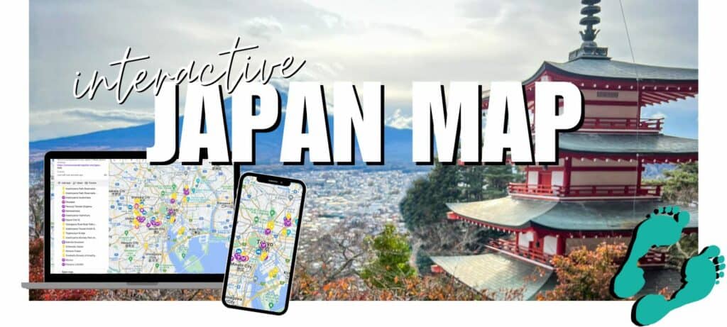 Japan Map Sales Page Banner
