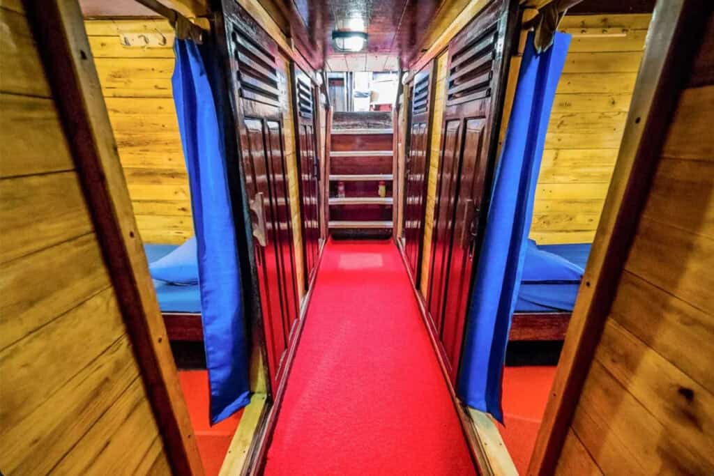 Jaya Indonesia Raja Ampat Liveaboard sleeping arrangements