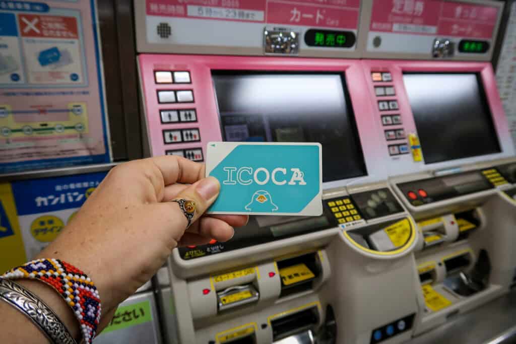 ICOCA card Osaka Japan