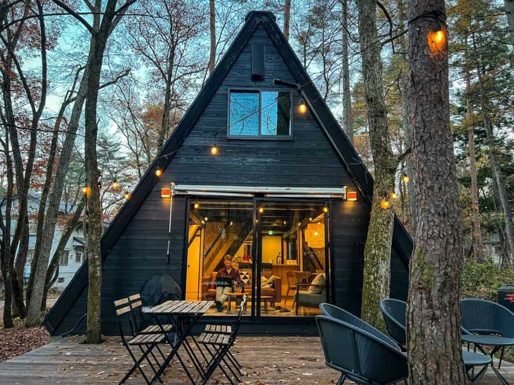 Airbnb cabin Hakuba Japan