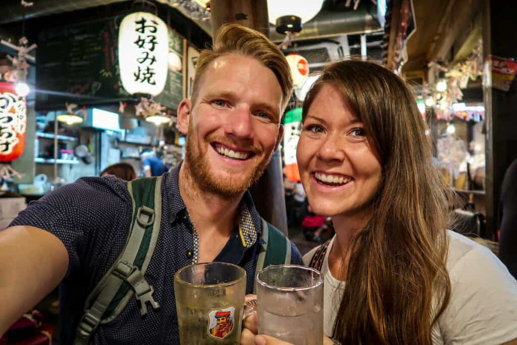 Izakaya in Osaka Japan