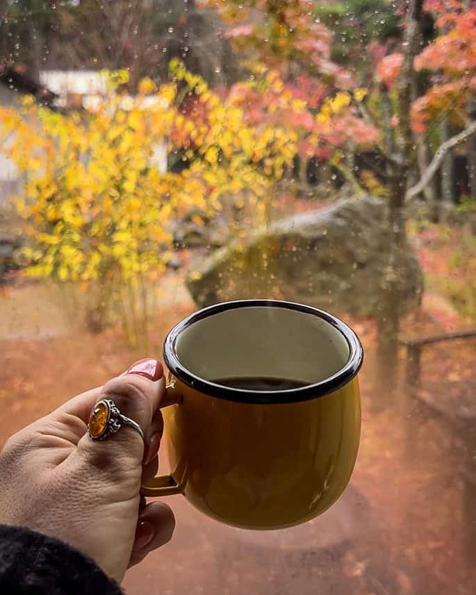 Coffee autumn in Japan