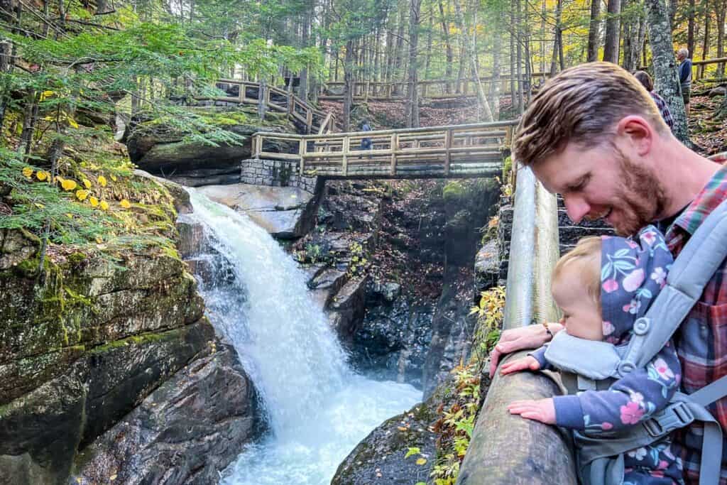 Arethusa Falls hike near North Conway New Hampshire