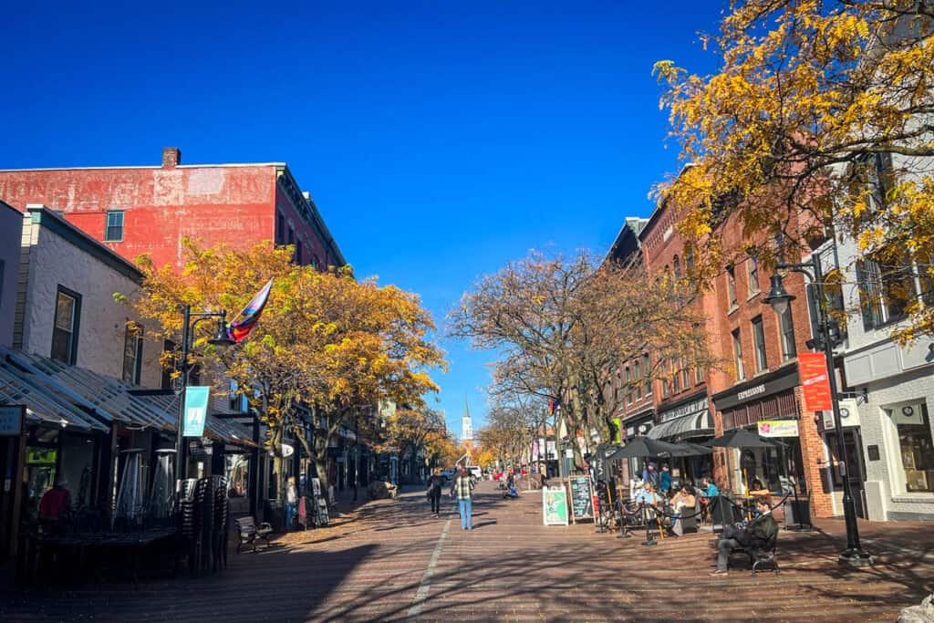 Downtown Burlington, Vermont