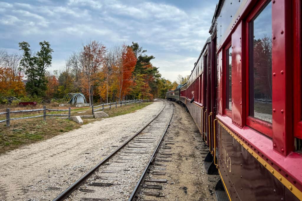 Conway Scenic Railroad through New Hampshire