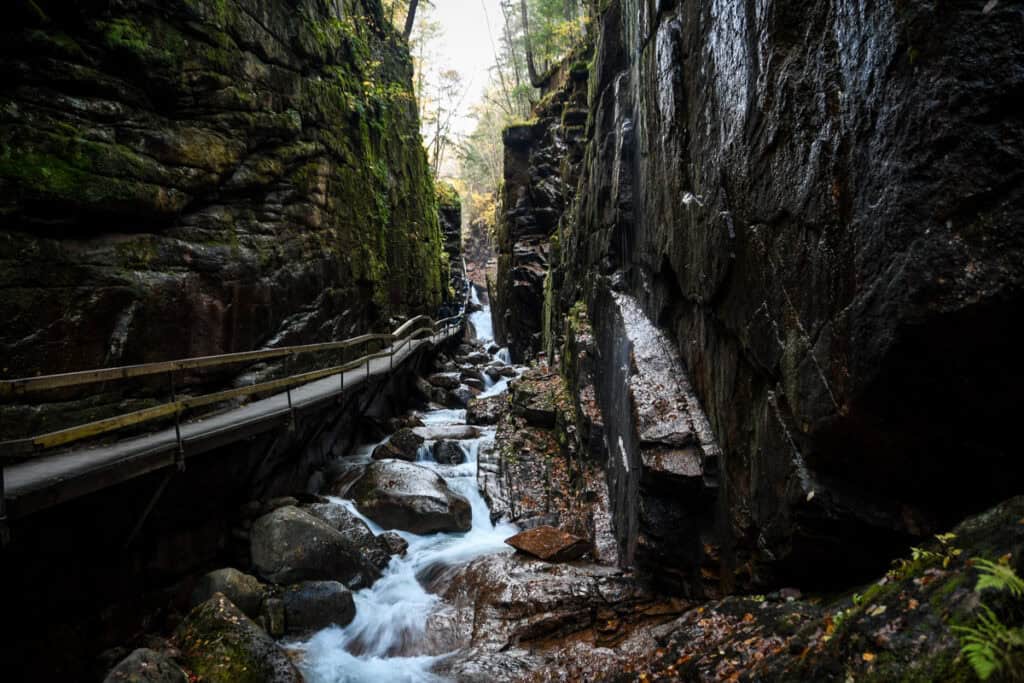 Flume Gorge in New Hampshire