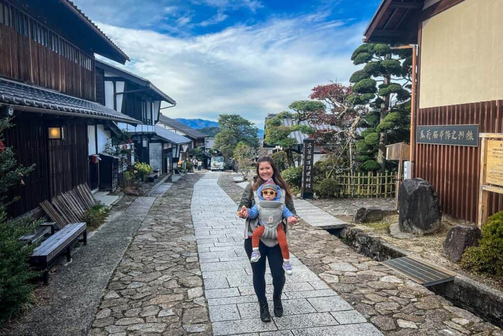 baby carrier in Japan