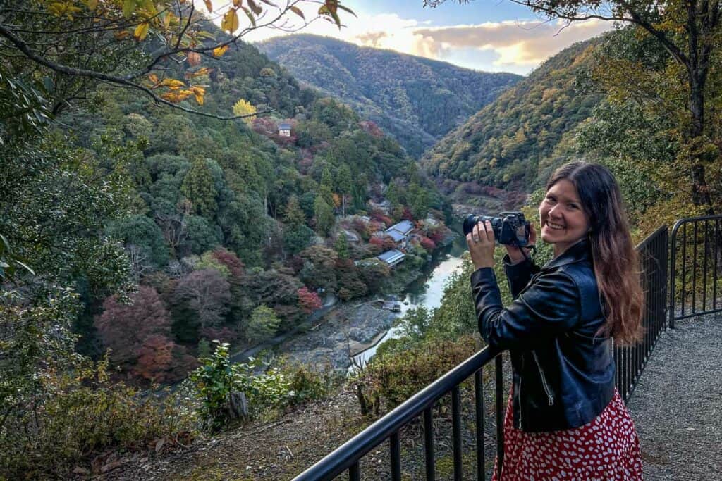 Arashiyama Park Observation Deck Kyoto Japan