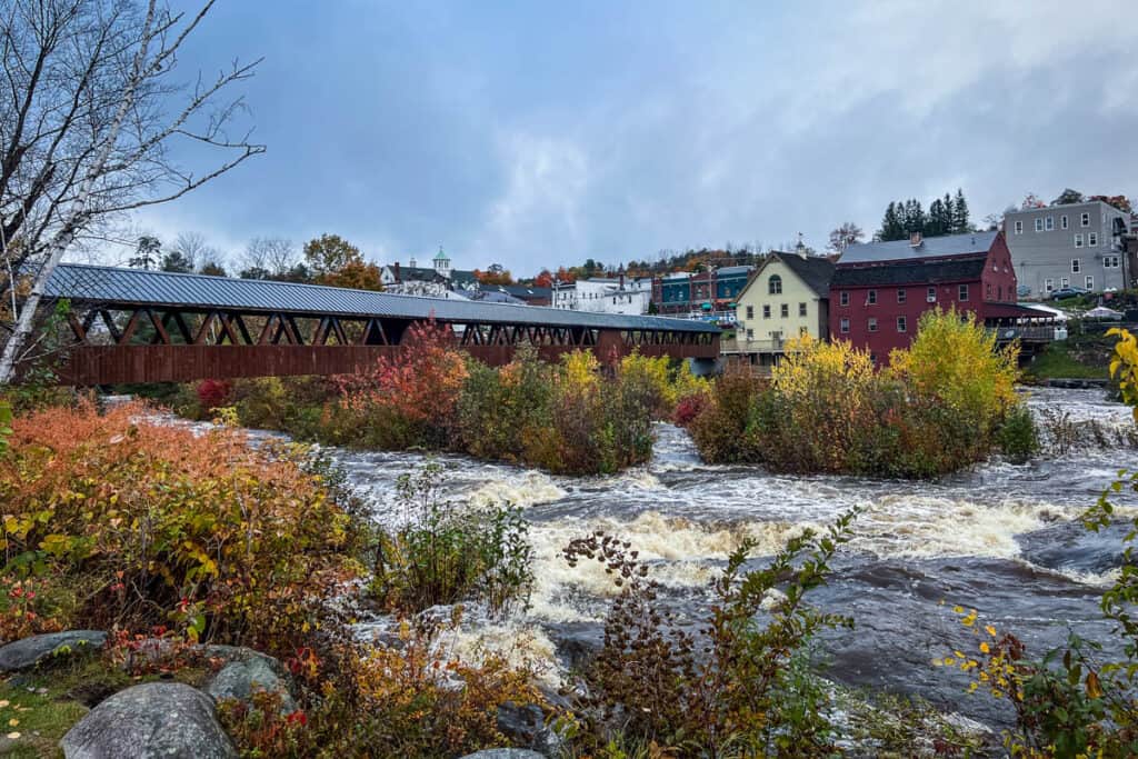 Riverwalk Covered Bridge in Littleton New Hampshire