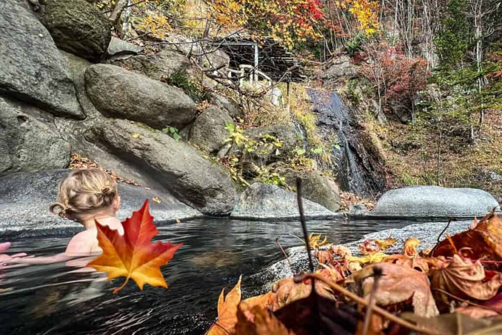 Onsen in Nikko Japan with kids