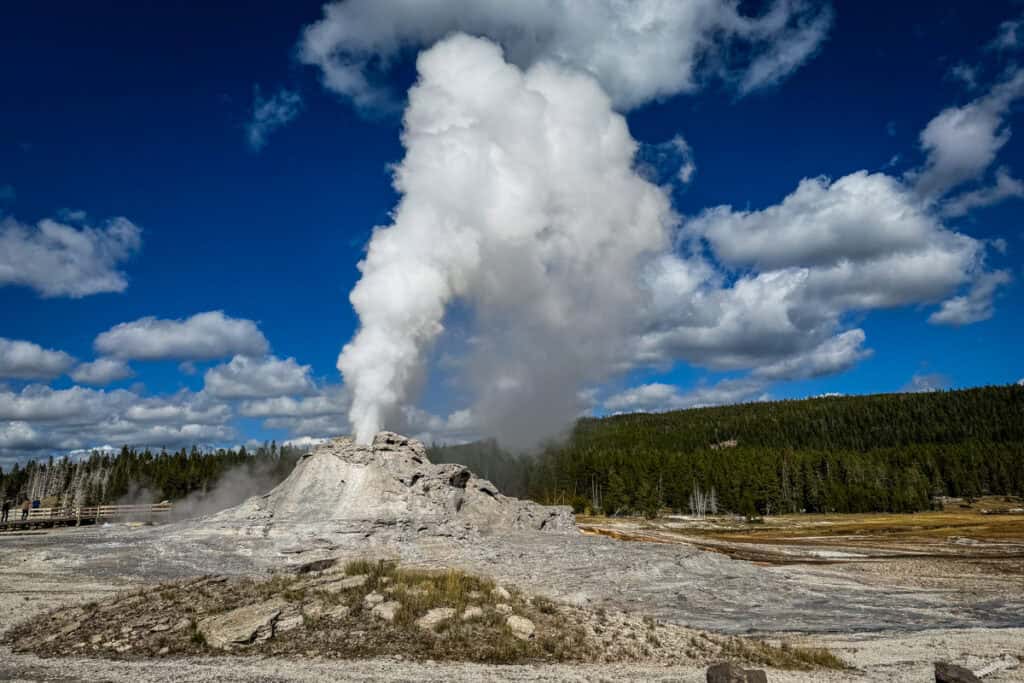 Castle Geyser Upper Geyser Basin Yellowstone National Park