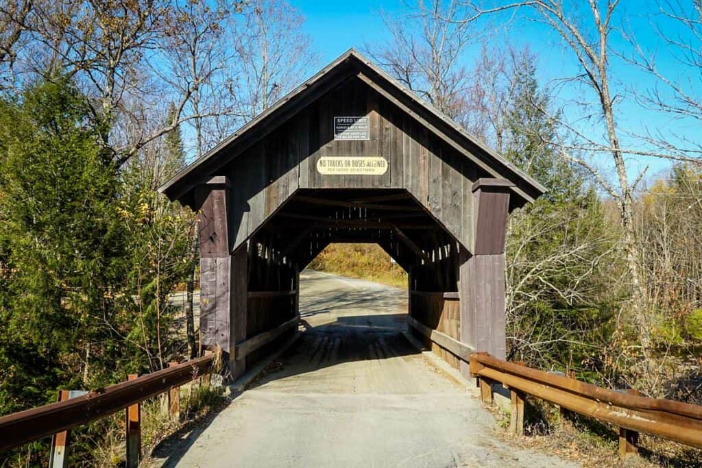 Gold Brook Covered Bridge  Emily's Bridge Stowe Vermont (Stowe Area Association)