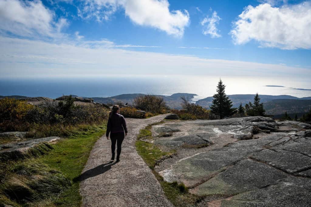 Cadillac Mountain Summit Acadia National Park Maine