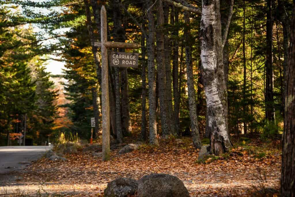 Carriage Road Acadia National Park Maine