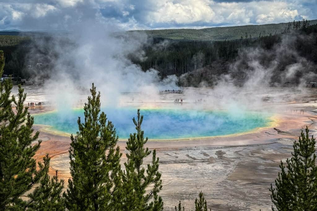 Grand Prismatic Spring Overlook Yellowstone National Park