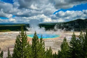 Grand Prismatic Spring Overlook Yellowstone National Park